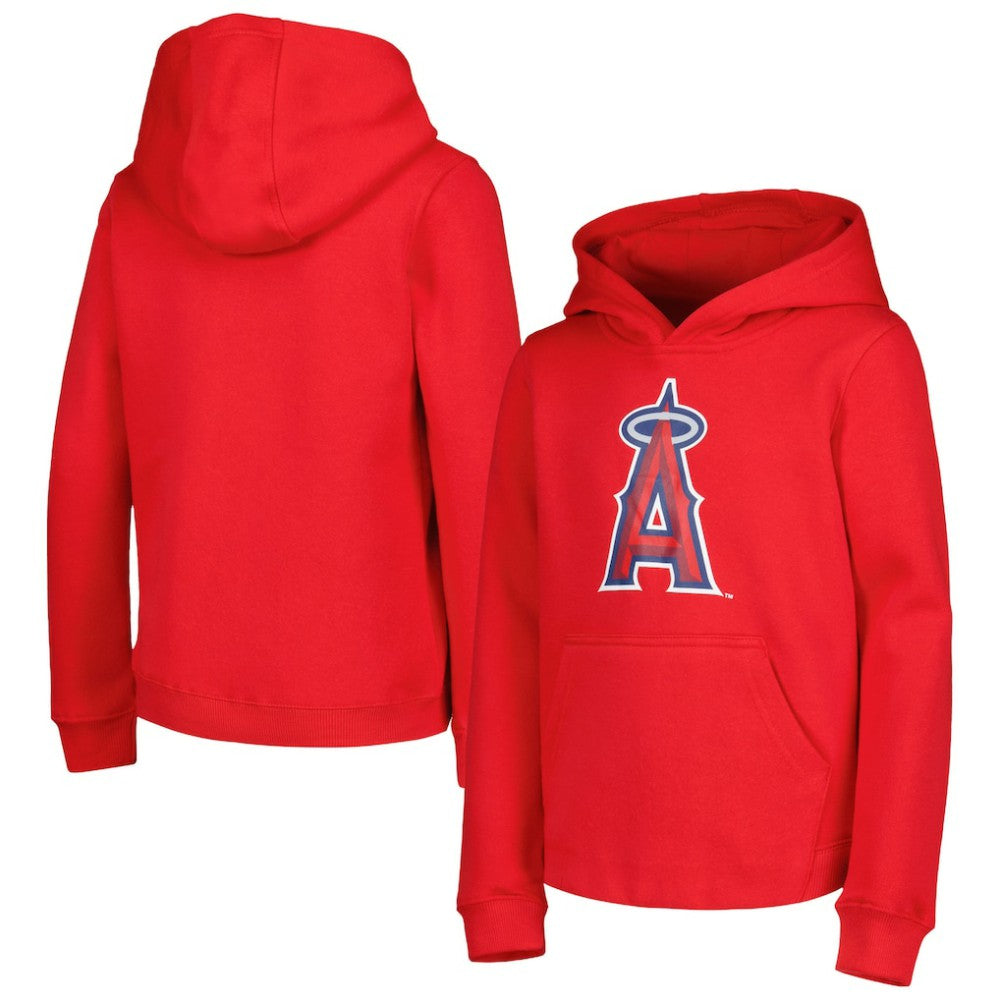 MLB Los Angeles Angels Youth Team Primary Logo Pullover Hoodie