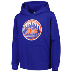 MLB New York Mets Youth Team Primary Logo Pullover Hoodie