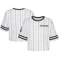 MLB Chicago White Sox Girls Youth Ball Striped T-Shirt
