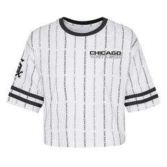 MLB Chicago White Sox Girls Youth Ball Striped T-Shirt