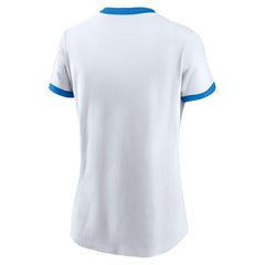 Women's Rewind Ringer Tri-Blend T-Shirt - Los Angeles Chargers