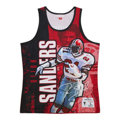 Deion Sanders 1989 Player Burst Tank Top - Atlanta Falcons