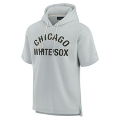 MLB Chicago White Sox Fanatics Unisex Elements Super Soft Fleece Short Sleeve Pullover Hoodie