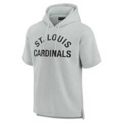 MLB St. Louis Cardinals Fanatics Unisex Elements Super Soft Fleece Short Sleeve Pullover Hoodie