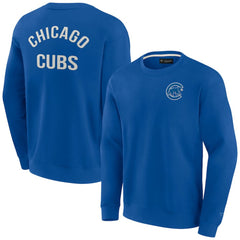 MLB Chicago Cubs Fanatics Unisex Super Soft Pullover Crew Sweatshirt