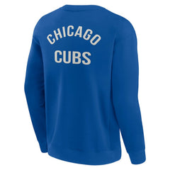 MLB Chicago Cubs Fanatics Unisex Super Soft Pullover Crew Sweatshirt