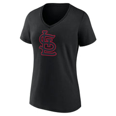 MLB St. Louis Cardinals Women's Rough Diamond V-Neck T-Shirt