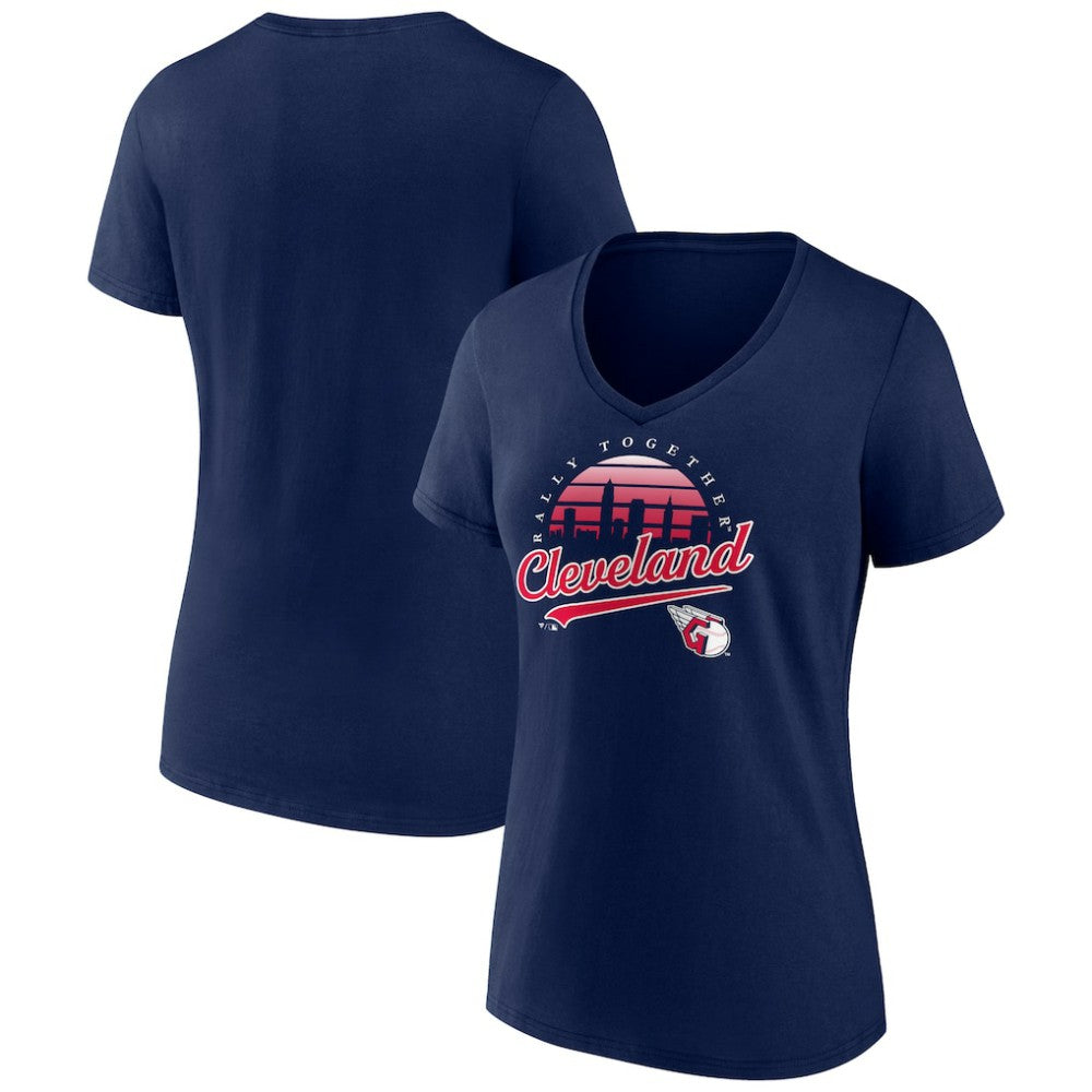 MLB Cleveland Guardians Women's One Champion V-Neck T-Shirt