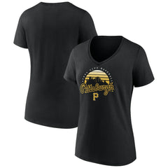 MLB Pittsburgh Pirates Women's One Champion V-Neck T-Shirt