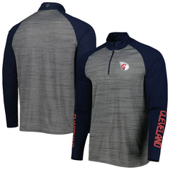 MLB Cleveland Guardians Levelwear Vandal Raglan Quarter-Zip Top