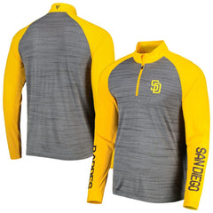 MLB San Diego Padres Levelwear Vandal Raglan Quarter-Zip Top
