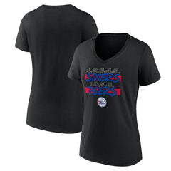 NBA Women's Black Philadelphia 76ers Core Hometown V-Neck T-Shirt online