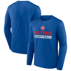NBA Detroit Pistons Let's Go Long Sleeve T-Shirt sale