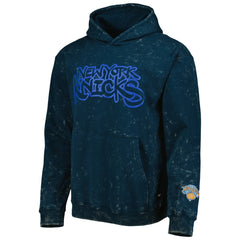 NBA New York Knicks The Wild Collective Unisex Tonal Acid Wash Pullover Hoodie