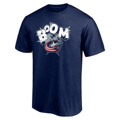 NHL Navy Columbus Blue Jackets Hometown Collection Push Ahead T-Shirt