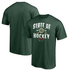 NHL Green Minnesota Wild Hometown Collection Push Ahead T-Shirt