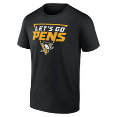 NHL Black Pittsburgh Penguins Ice Cluster T-Shirt