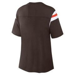 Women's Earned Stripes T-Shirt - Cleveland Browns