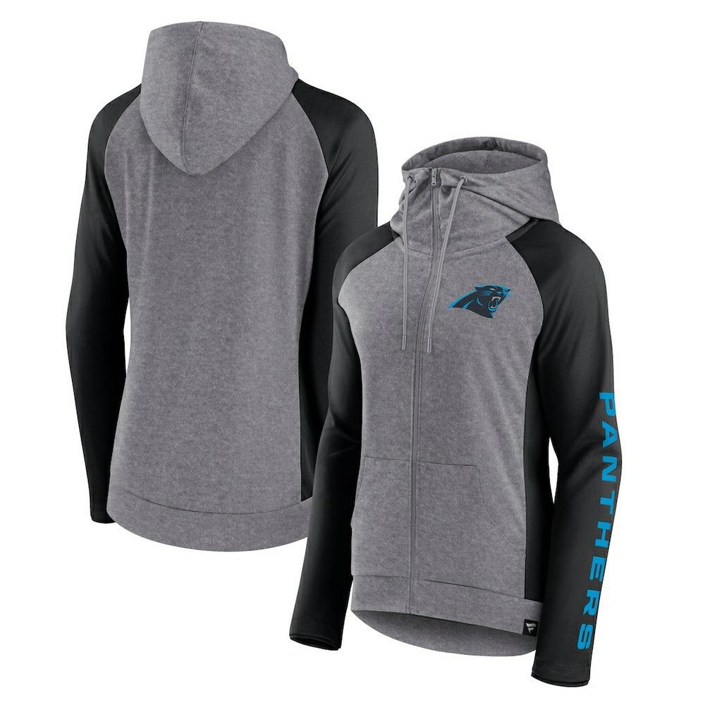 Women's Blind Side Lightweight Full-Zip Hoodie - Carolina Panthers