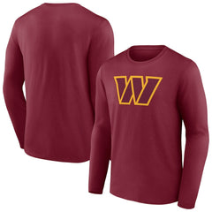 Primary Team Logo Long Sleeve T-Shirt - Washington Commanders