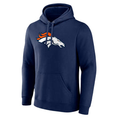Primary Team Logo Fitted Pullover Hoodie - Denver Broncos