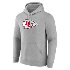 Primary Team Logo Fitted Pullover Hoodie - Kansas City Chiefs