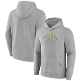Primary Team Logo Fitted Pullover Hoodie - Los Angeles Chargers