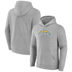 Primary Team Logo Fitted Pullover Hoodie - Los Angeles Chargers