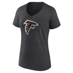 Women's Primary Team Logo V-Neck T-Shirt - Atlanta Falcons