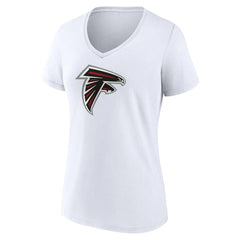 Women's Primary Team Logo V-Neck T-Shirt - Atlanta Falcons