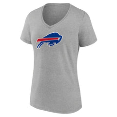 Women's Primary Team Logo V-Neck T-Shirt - Buffalo Bills
