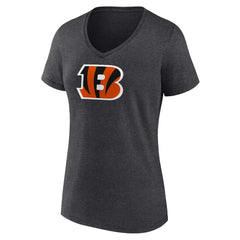 Women's Primary Team Logo V-Neck T-Shirt - Cincinnati Bengals