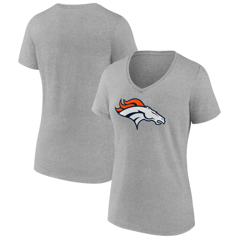 Women's Primary Team Logo V-Neck T-Shirt - Denver Broncos