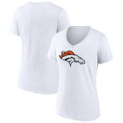 Women's Primary Team Logo V-Neck T-Shirt - Denver Broncos