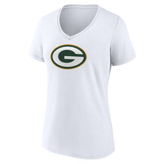 Women's Primary Team Logo V-Neck T-Shirt - Green Bay Packers