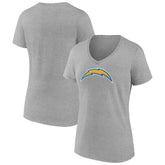 Women's Primary Team Logo V-Neck T-Shirt - Los Angeles Chargers