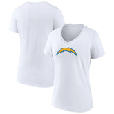 Women's Primary Team Logo V-Neck T-Shirt - Los Angeles Chargers