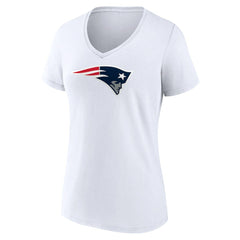 Women's Primary Team Logo V-Neck T-Shirt - New England Patriots
