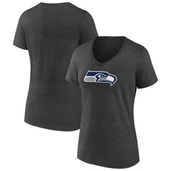 Women's Primary Team Logo V-Neck T-Shirt - Seattle Seahawks