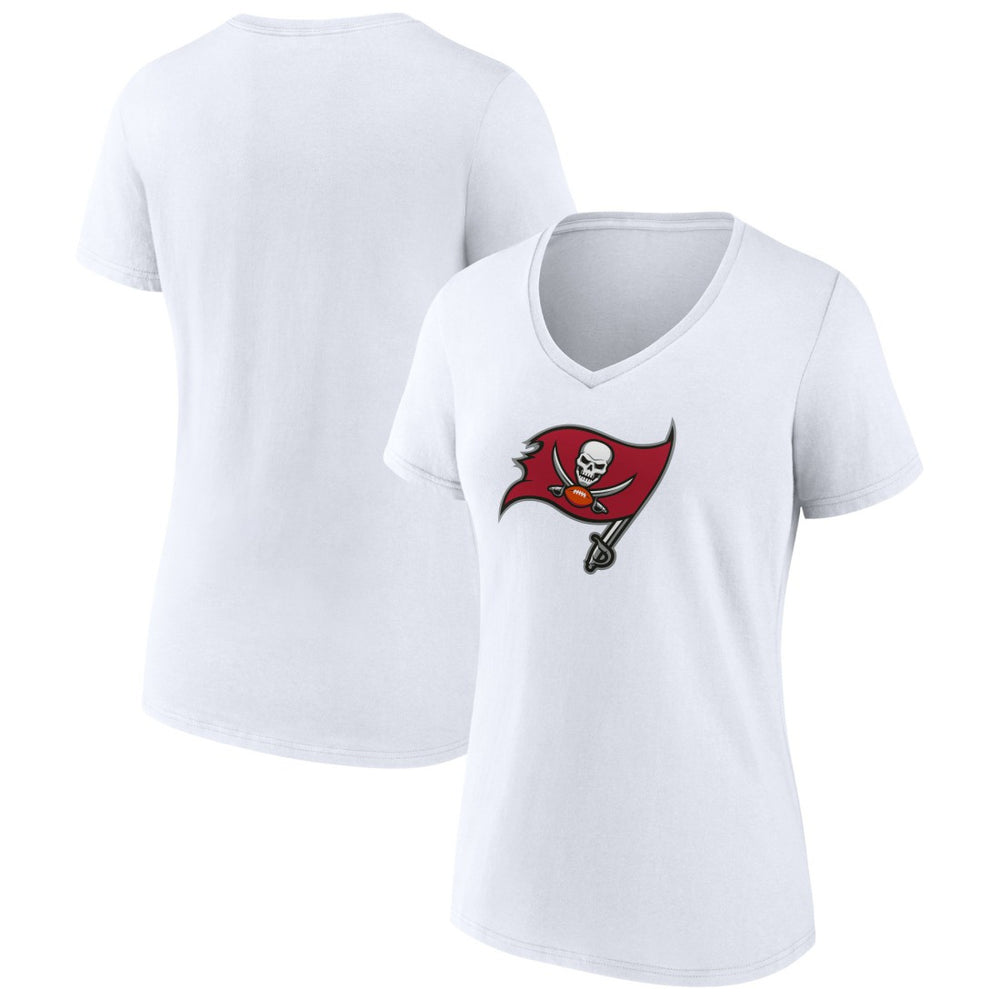 Women's Primary Team Logo V-Neck T-Shirt - Tampa Bay Buccaneers