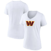Women's Primary Team Logo V-Neck T-Shirt - Washington Commanders