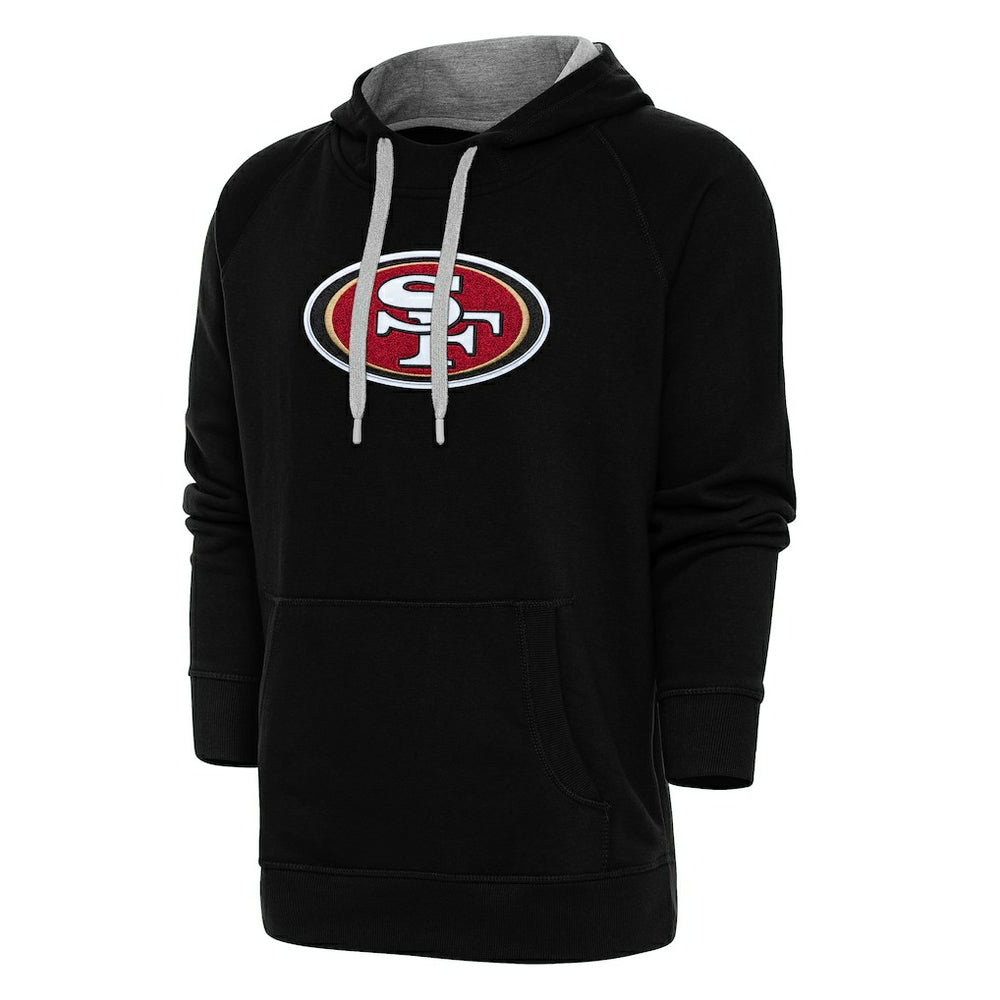 Antigua Victory Chenille Pullover Hoodie - San Francisco 49ers