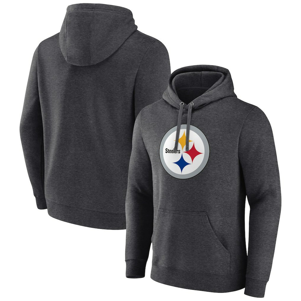 Primary Team Logo Fitted Pullover Hoodie - Pittsburgh Steelers