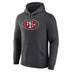 Primary Team Logo Fitted Pullover Hoodie - San Francisco 49ers