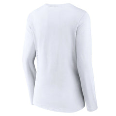 Women's Logo Team Lockup Long Sleeve V-Neck T-Shirt - Pittsburgh Steelers