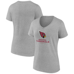 Women's Logo Team Lockup V-Neck T-Shirt - Arizona Cardinals