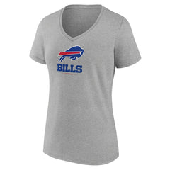 Women's Logo Team Lockup V-Neck T-Shirt - Buffalo Bills