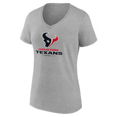 Women's Logo Team Lockup V-Neck T-Shirt - Houston Texans