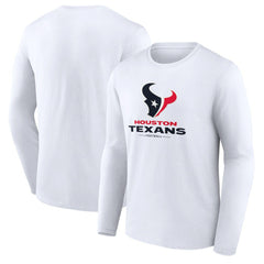 Logo Team Lockup Long Sleeve T-Shirt - Houston Texans