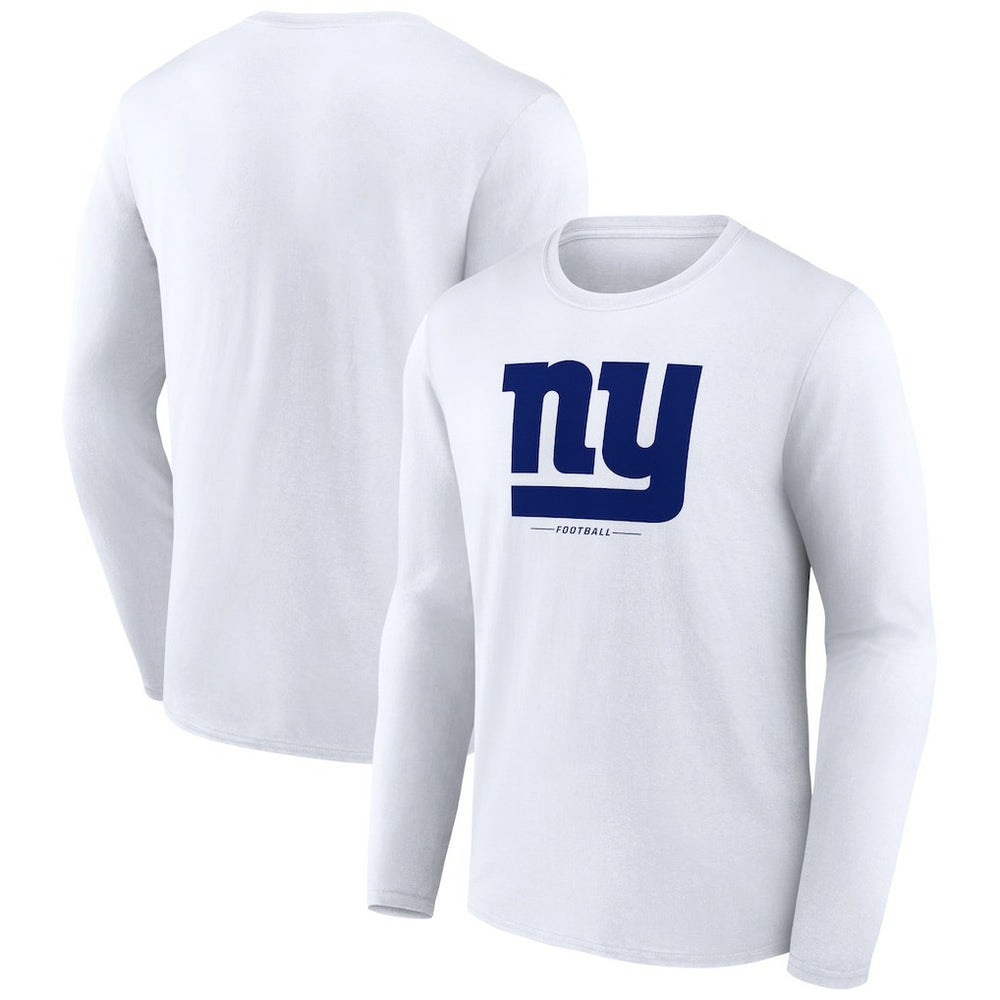 Logo Team Lockup Long Sleeve T-Shirt - New York Giants